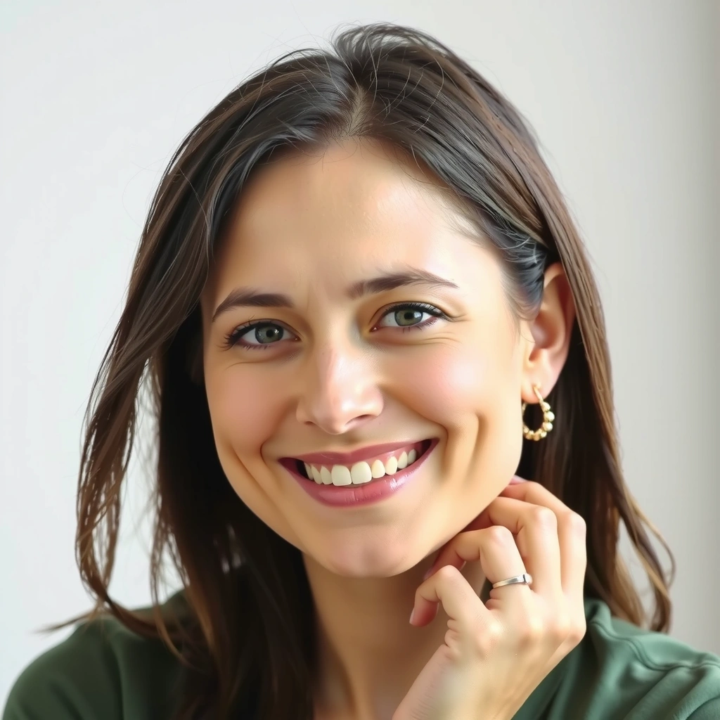 Porträt einer Klientin, die ihre Essgewohnheiten verändert hat